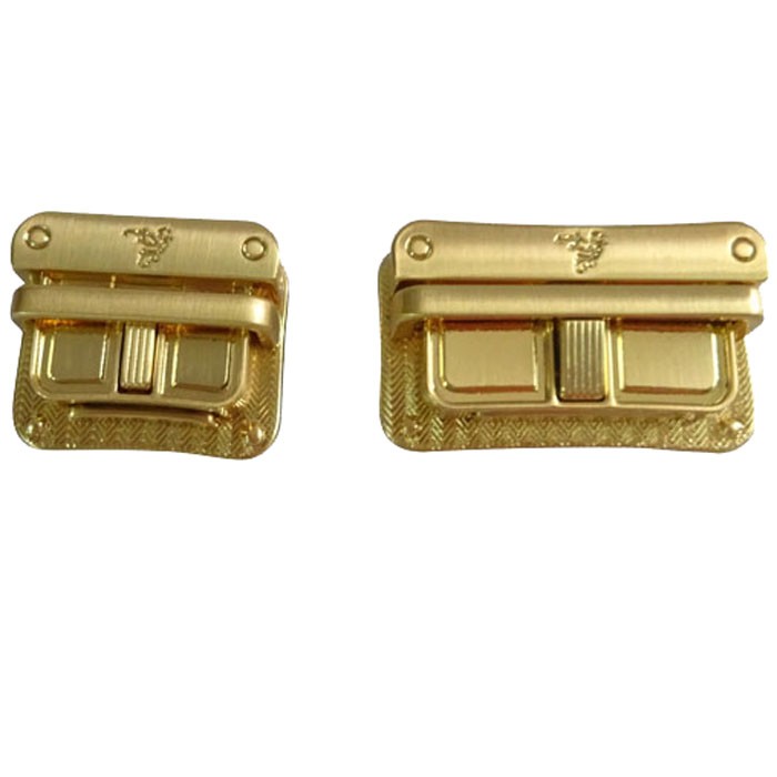 Gold Color Tuck Lock Clasps Press Lock