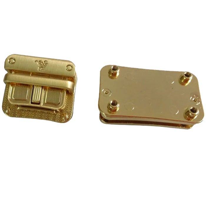 Gold Color Tuck Lock Clasps Press Lock