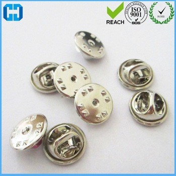 Nickle Color Military Butterlfy Clutch Pin Backs