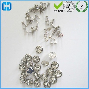 Nickle Color Military Butterlfy Clutch Pin Backs