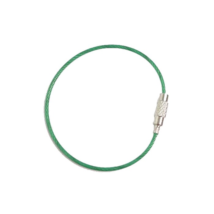 Colorful Steel Cable Key Ring