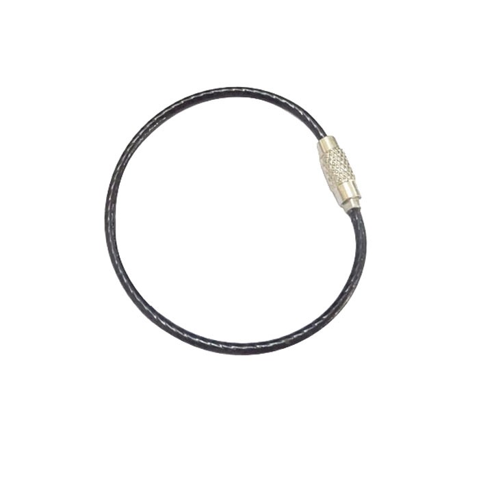 Colorful Steel Cable Key Ring
