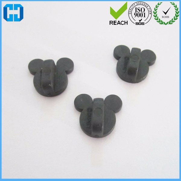 Mickey Shaped Rubber Pin Back