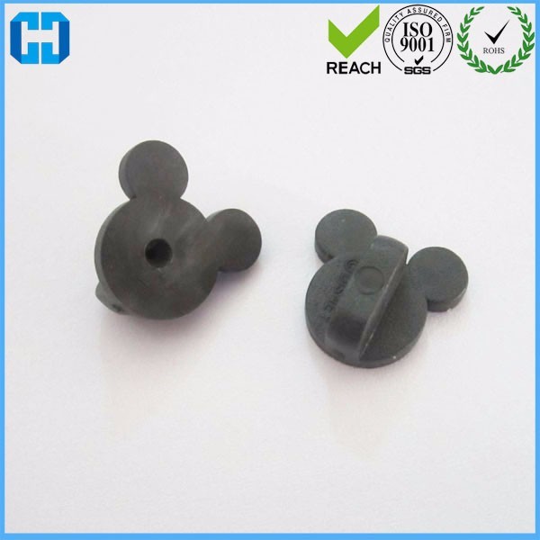 Mickey Shaped Rubber Pin Back