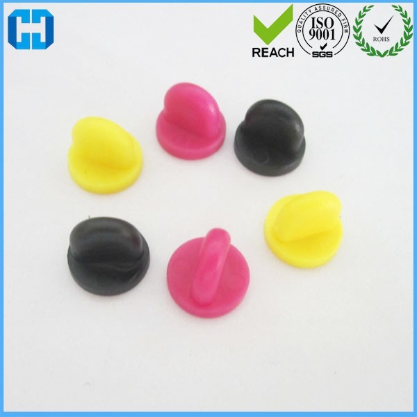 Rubber Pin Back/Plastic Back/PVC Pin Back