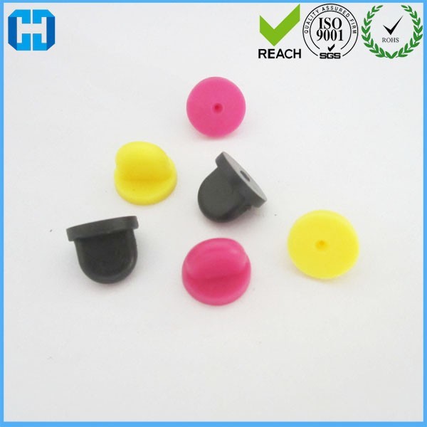 Rubber Pin Back/Plastic Back/PVC Pin Back