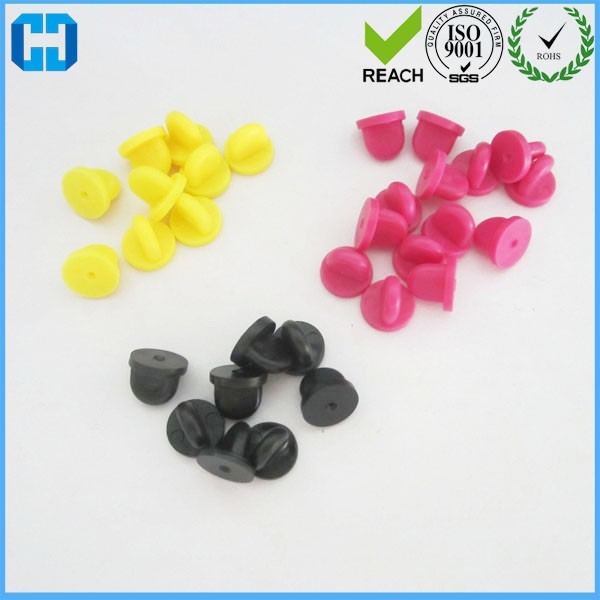 Rubber Pin Back/Plastic Back/PVC Pin Back
