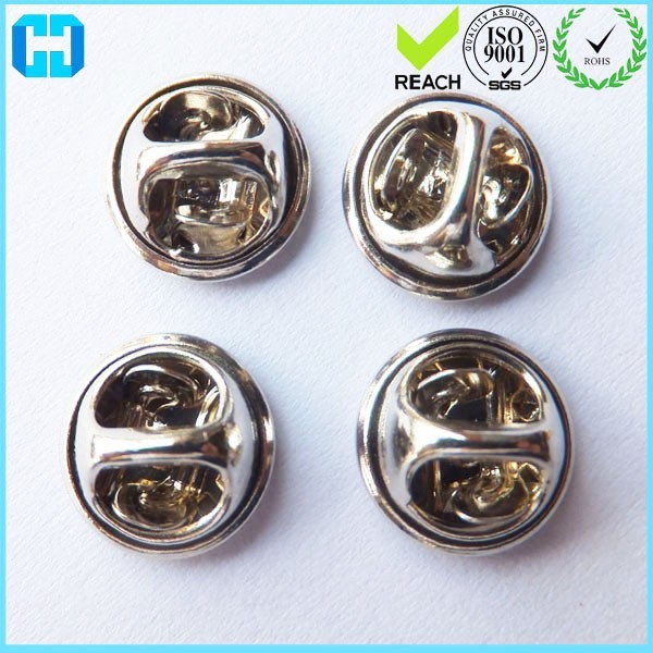 Silver Military Clutch Back Fasteners