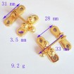 1 1/4'' Width X 1 1/4'' Ball Clasp Box Latch