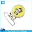 Round Suspender Clips With Epoxy Sticker Logo