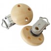 Wooden Organic Pacifier Dummy Clips