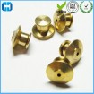 Gold Flathead Locking Pin Back