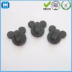 Mickey Shaped Rubber Pin Back